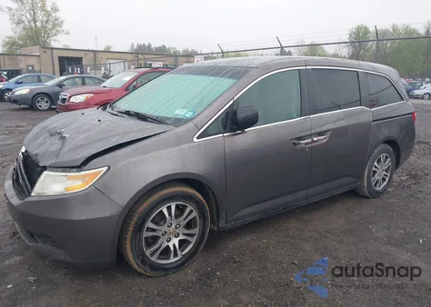 2012 Honda Odyssey Ex from USA, damaged, VIN 5FNRL5H44CB001421